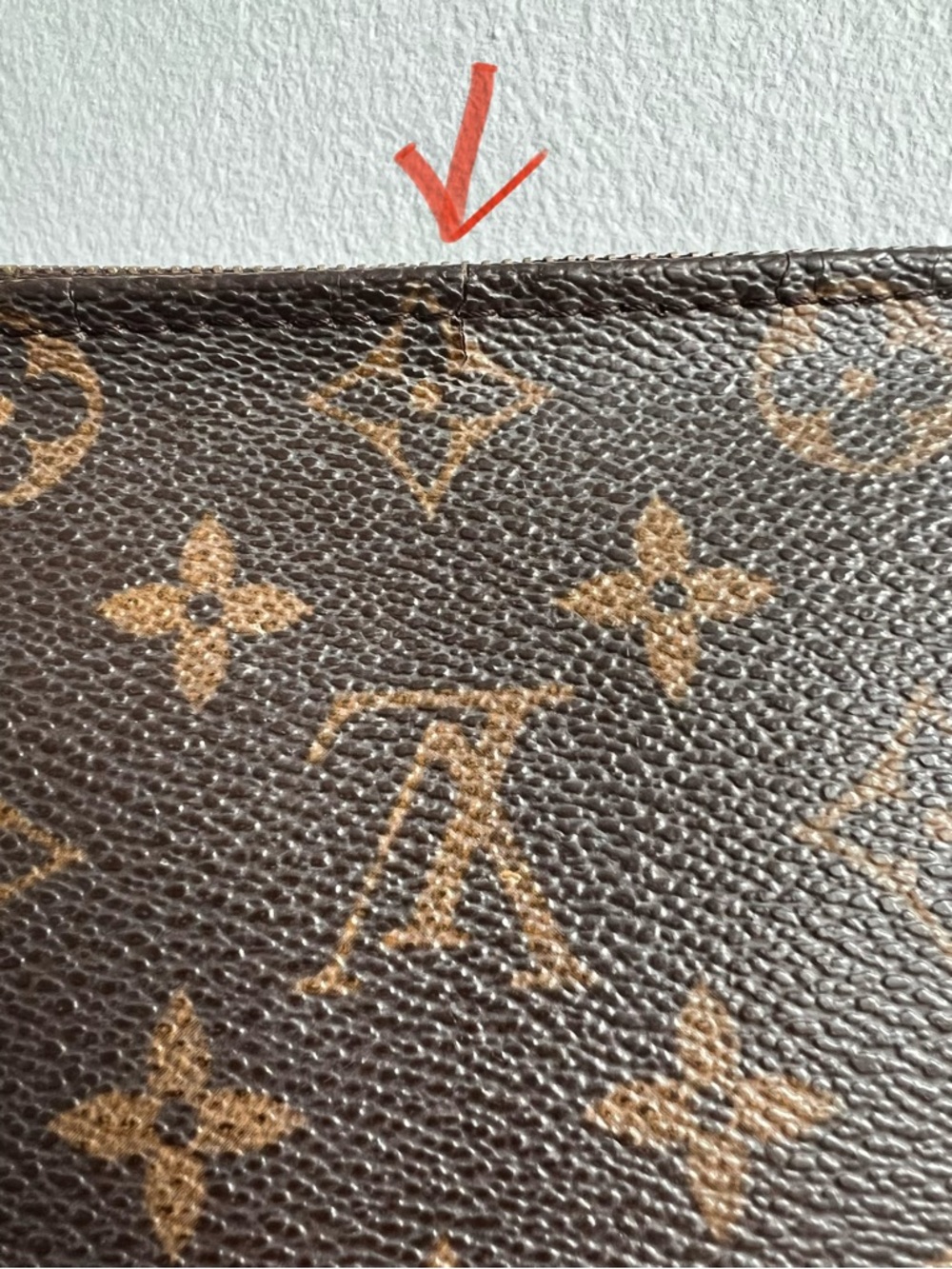 Louis Vuitton Dark Brown Monogram Toiletry Bag - Picture 8 of 11